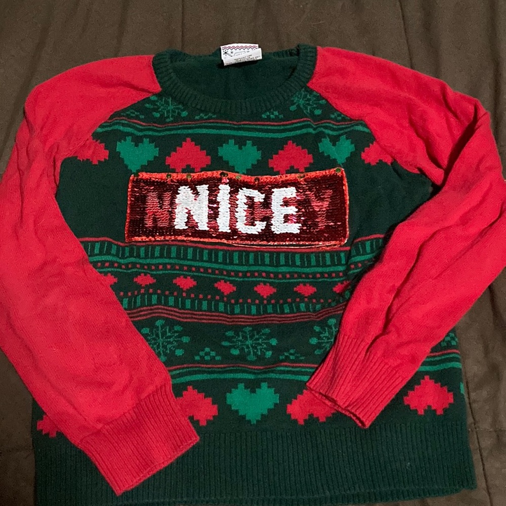 Kids Ugly Christmas Sweater 7-8